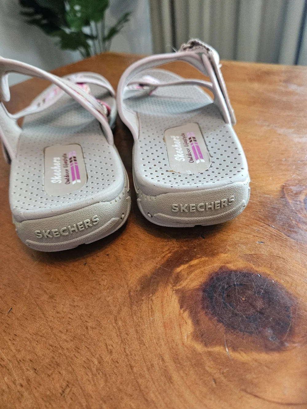Skechers Pink Gray Sport Sandals- Nwot - Picture 3 of 5